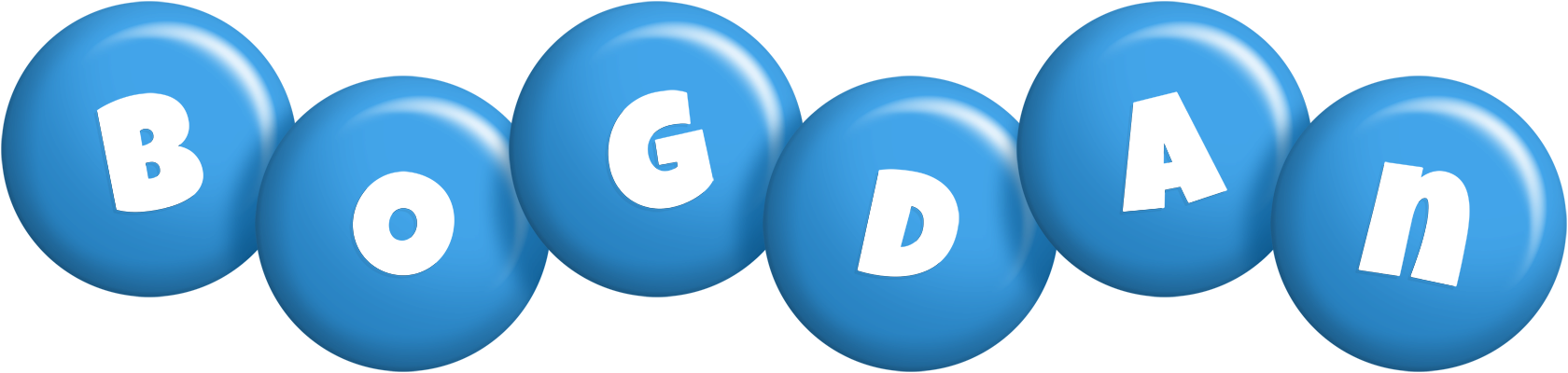 Bogdan candy-blue logo