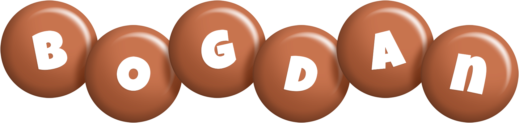 Bogdan candy-brown logo