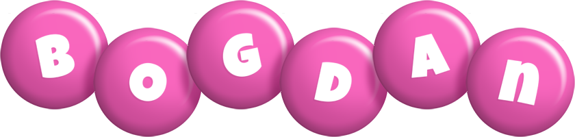 Bogdan candy-pink logo