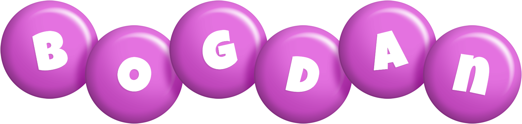 Bogdan candy-purple logo