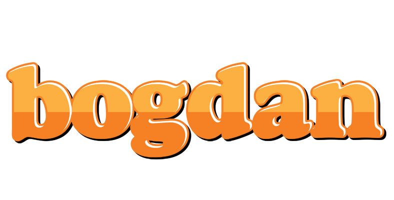 Bogdan orange logo