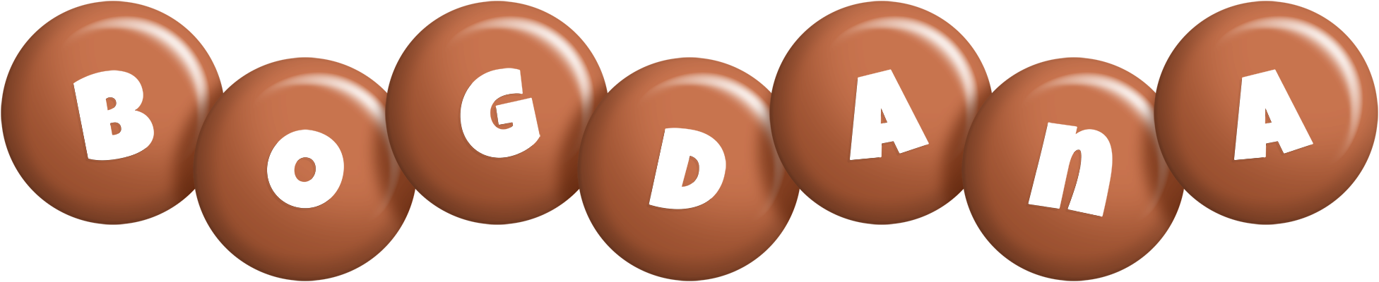 Bogdana candy-brown logo