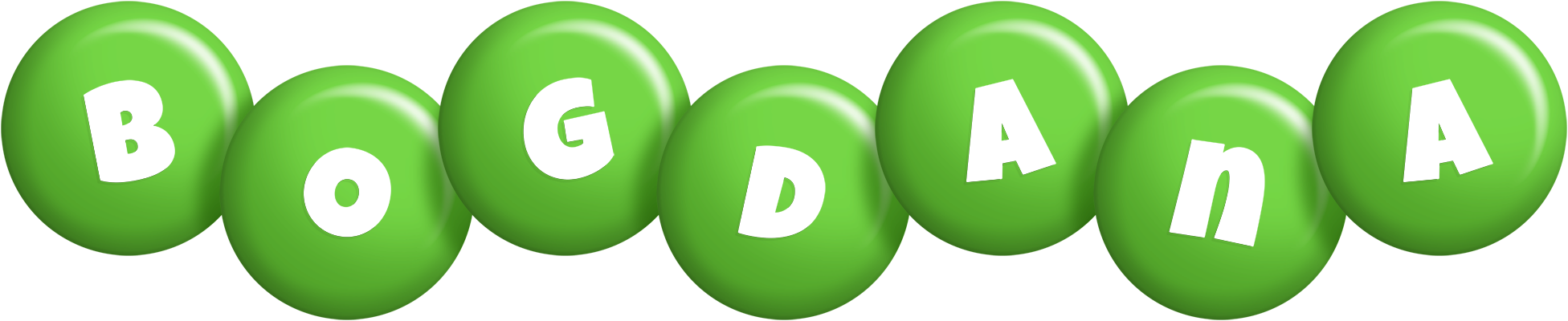 Bogdana candy-green logo