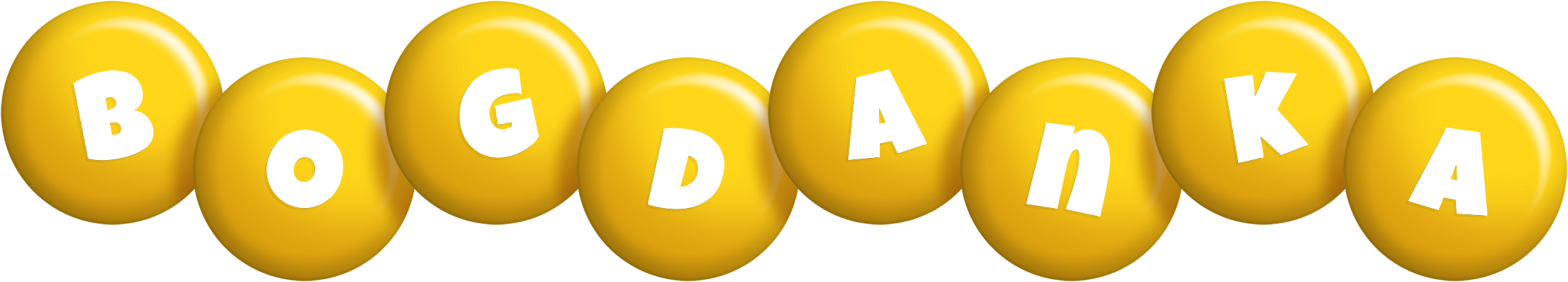 Bogdanka candy-yellow logo