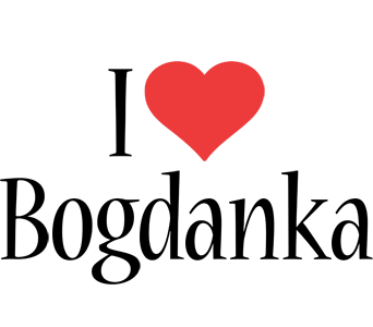 Bogdanka i-love logo