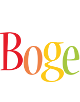 Boge birthday logo