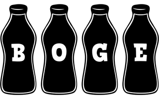 Boge bottle logo