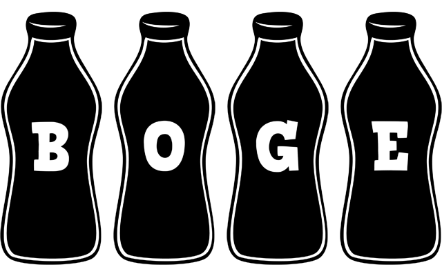 Boge bottle logo