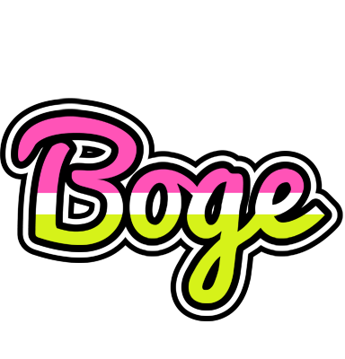 Boge candies logo