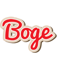 Boge chocolate logo