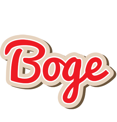 Boge chocolate logo