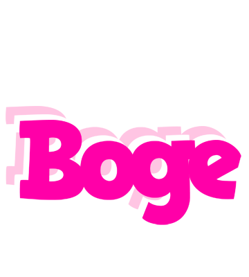 Boge dancing logo