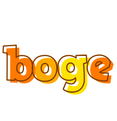 Boge desert logo