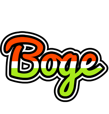 Boge exotic logo