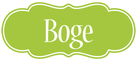 Boge family logo