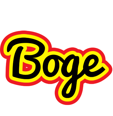 Boge flaming logo