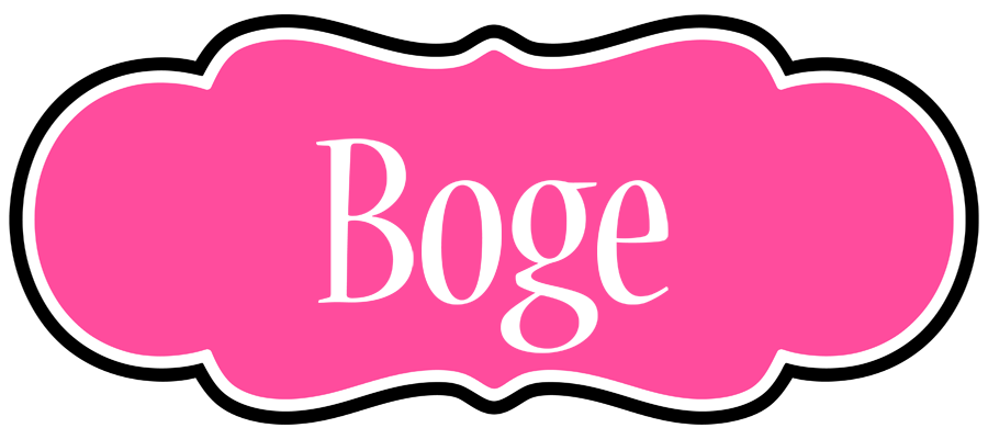 Boge invitation logo