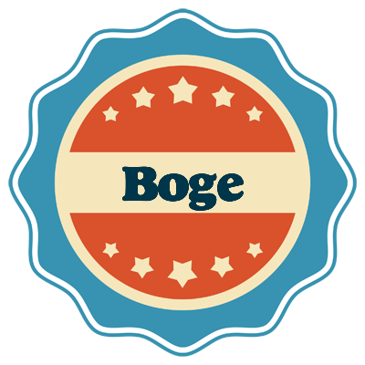 Boge labels logo