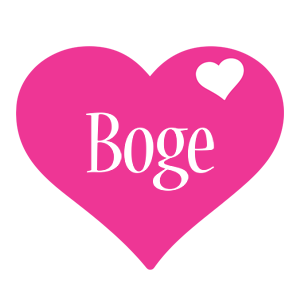 Boge love-heart logo