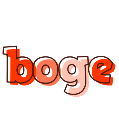 Boge paint logo