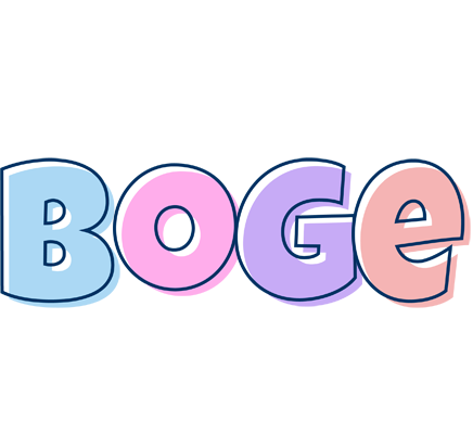 Boge pastel logo