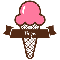Boge premium logo