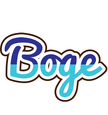 Boge raining logo