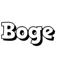 Boge snowing logo