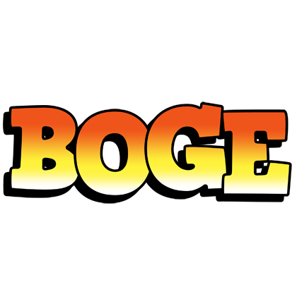 Boge sunset logo