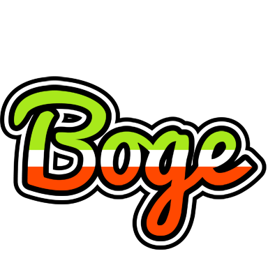 Boge superfun logo
