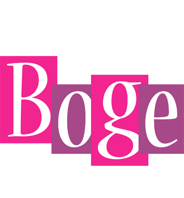 Boge whine logo