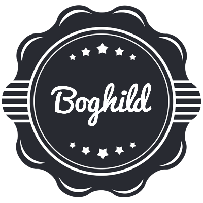 Boghild badge logo