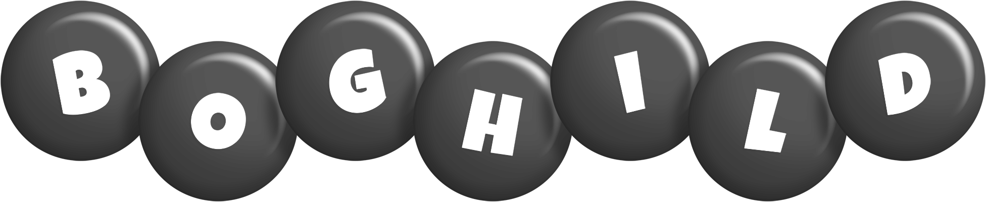 Boghild candy-black logo