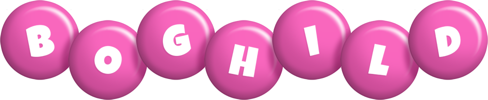 Boghild candy-pink logo