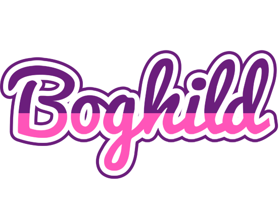 Boghild cheerful logo