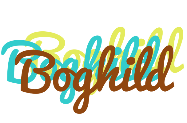 Boghild cupcake logo