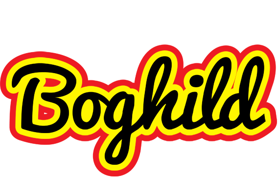 Boghild flaming logo