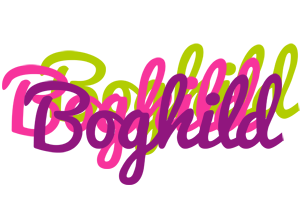 Boghild flowers logo