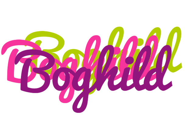 Boghild flowers logo