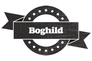 Boghild grunge logo