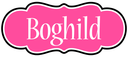 Boghild invitation logo