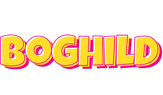 Boghild kaboom logo