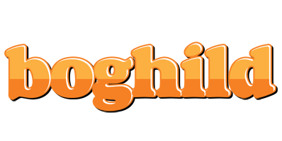 Boghild orange logo