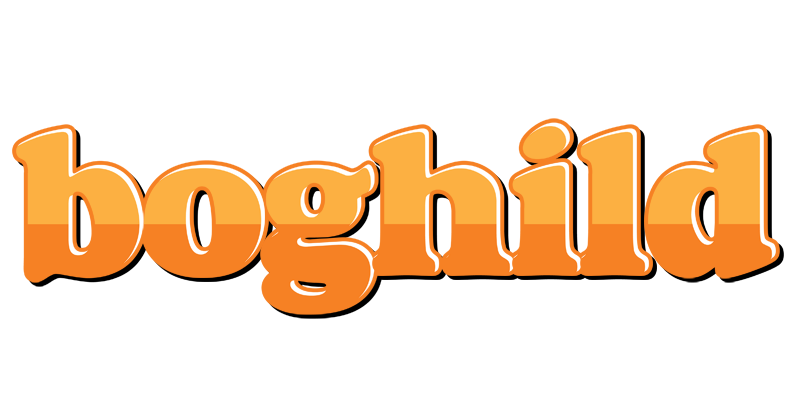 Boghild orange logo
