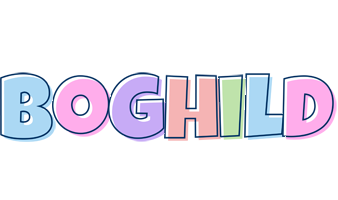 Boghild pastel logo