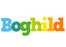 Boghild rainbows logo