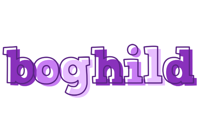 Boghild sensual logo