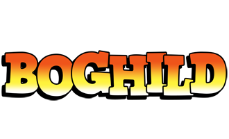 Boghild sunset logo