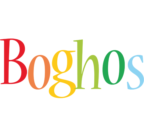 Boghos birthday logo
