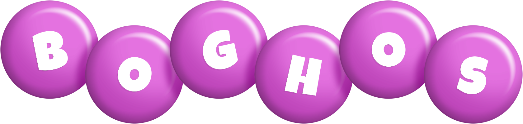 Boghos candy-purple logo